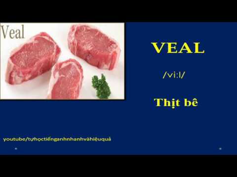 Từ vựng tiếng Anh về các món ăn| English vocabulary about dishes