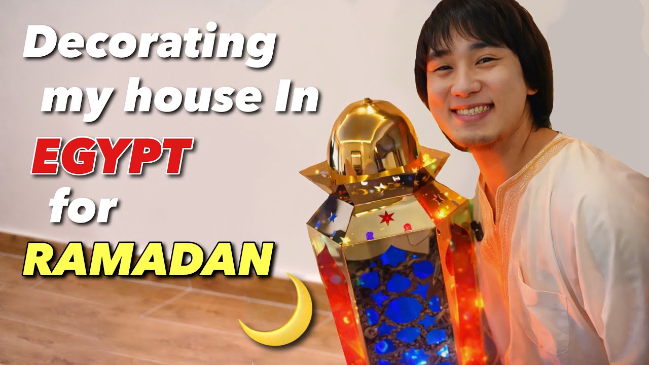 VLOG | Decorating my house in Egypt for Ramadan!🌙