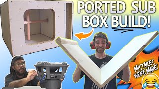 Building a Ported Subwoofer Box w/ Kicker SOLO X 12 | How to Build DIY Slot Port Using CAR AUDIO APP