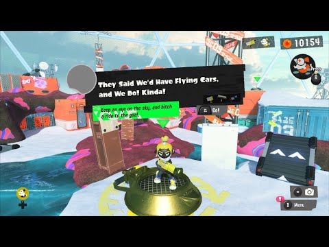 Splatoon 3 - Hero Mode - Site 3-2 (Hero Gear): They Said We'd Have Flying Cars, and We Do! Kinda!