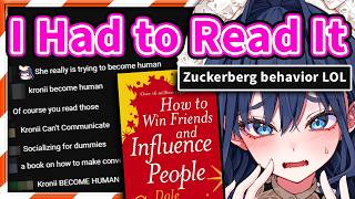 Kronii Read a Self-Help Book on Making Friends After Joining Hololive 【Ouro Kronii / HololiveEN】