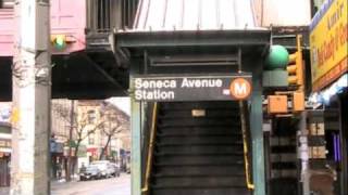 Worst Subway Station in NY Seneca Ave M line Ridgewood Queens