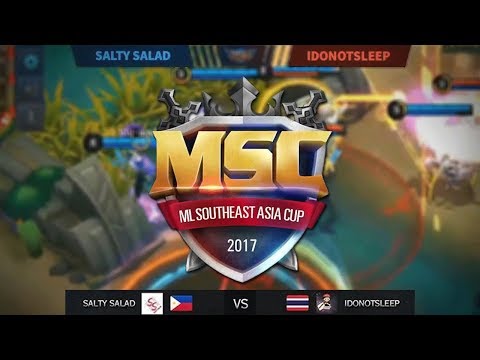 The Final Match in MSC Mobile Legends Tournament! (IDONOTSLEEP vs Salty Salad)