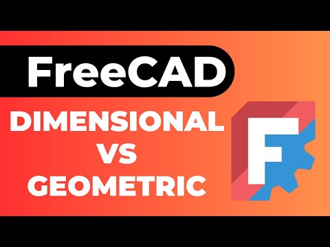 FreeCAD Sketch Constraints Explained | Dimensional vs Geometric Constraints Tutorial