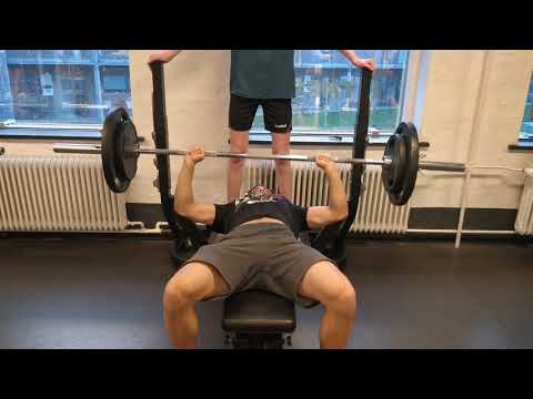 80 kg bench Press 10 reps