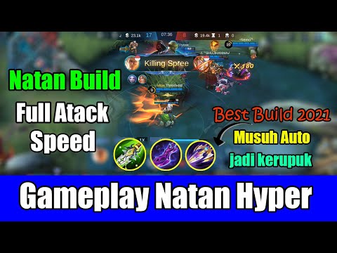 Natan Best Build 2021Natan Gold Lane Full Build Attack Speed Natan Sidelane Mobile Legends