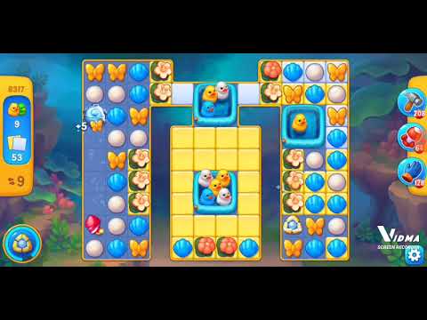 Fishdom. 8317 level no boosters and diamonds - 21 move