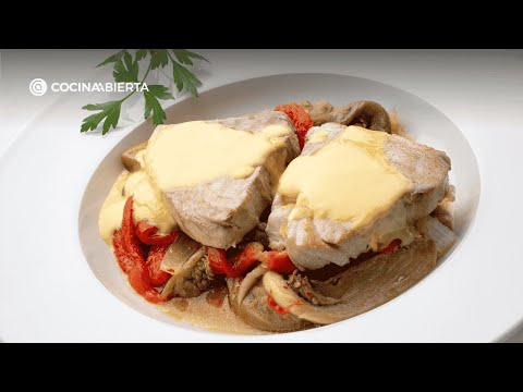 Tuna with escalivada, a recipe by Karlos Arguiñano