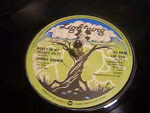 Dennis Brown - Money In My Pocket Part 1 & 2 - Reggae - 45 rpm Vinyl