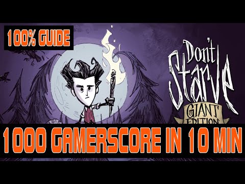 Don't Starve Giant Edition - 100% Guide - 1000 Gamersore in 10 Minuten