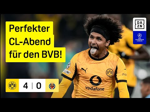 Borussia Dortmund - FC Villarreal  | UEFA Champions League | DAZN Highlights