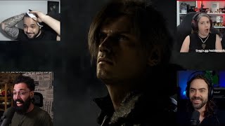 Youtubers reagindo ao Leon, aparecendo no 3 trailer de residente evil