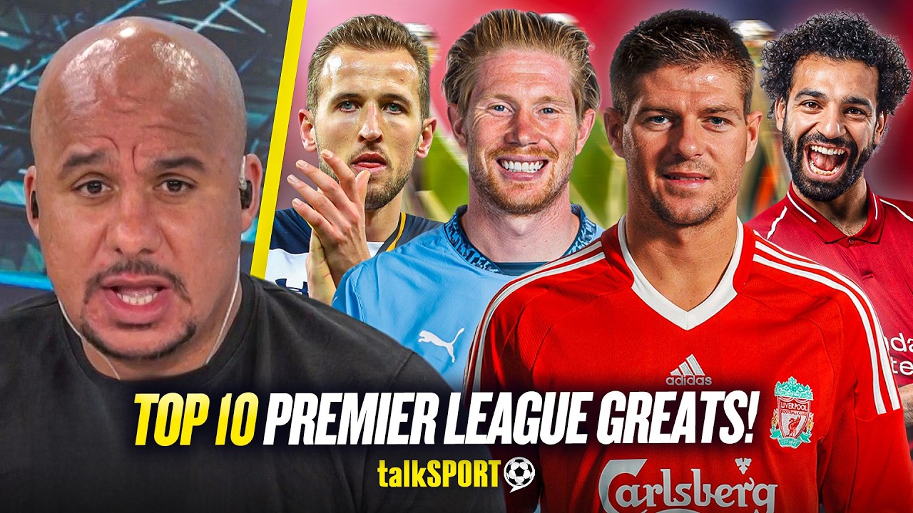 Gabby Agbonlahor REVEALS his TOP 10 PREMIER LEAGUE GREATS and LEAVES OUT England LEGEND!