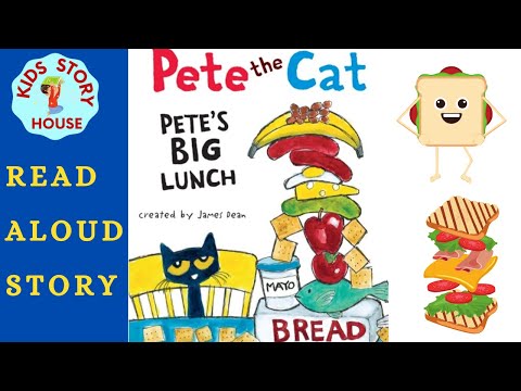 Pete the Cat  Pete's Big Lunch | Read Aloud | Children Picture Book | Early Reading | kid story book