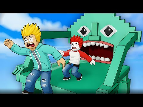 ROBLOX 100 Players Enter inside BRAINROTS Mouth 🤢🤢 Khaleel and Motu Gameplay