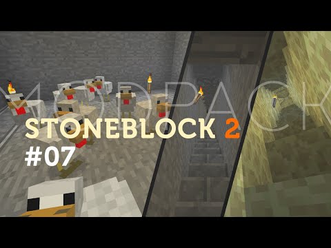 Dimensions and Starting with Chickens | Minecraft Modpack: Stoneblock 2 | Ep 7