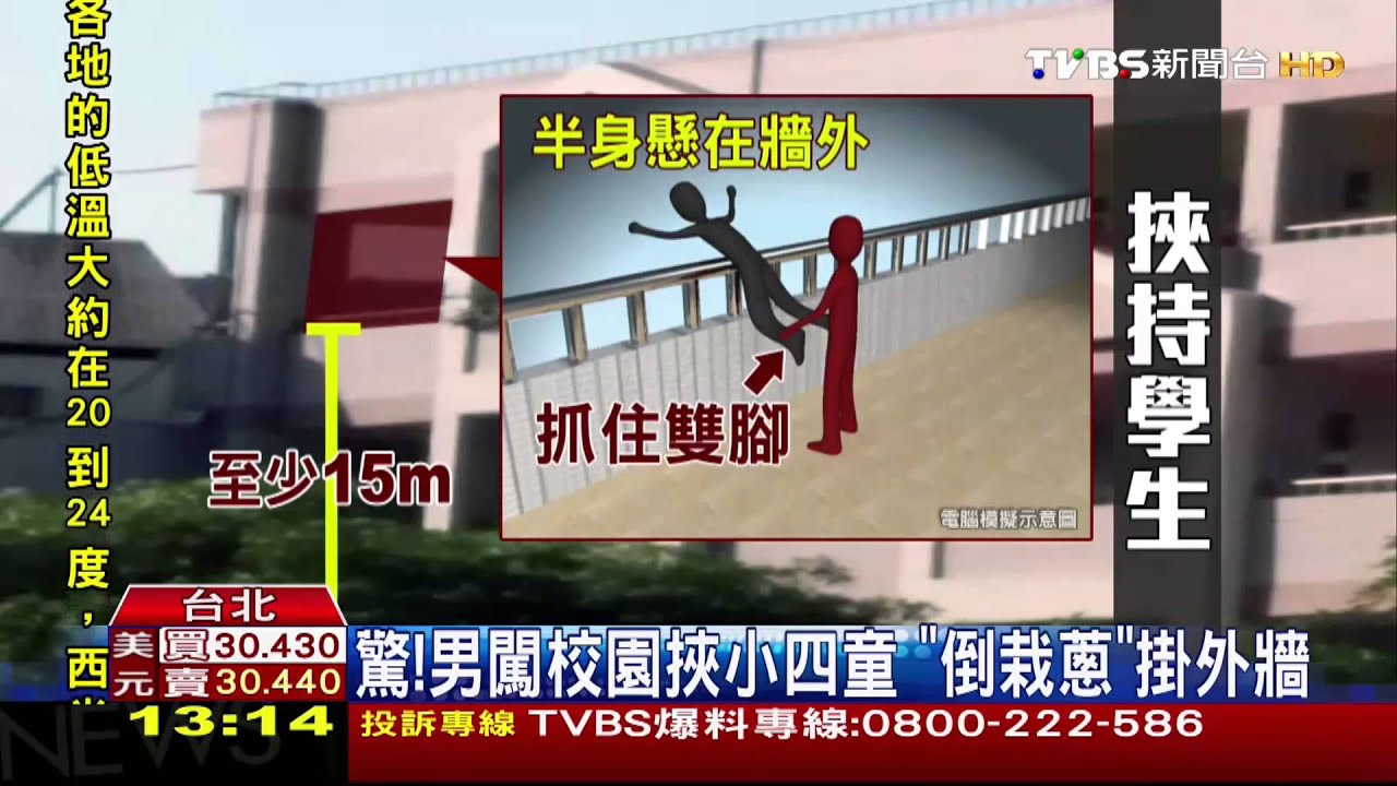 惡男入侵挾持童　國小加強校園安全