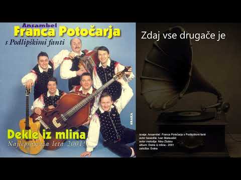 Zdaj vse drugače je - Ansambel Franca Potočarja s Podlipškimi fanti