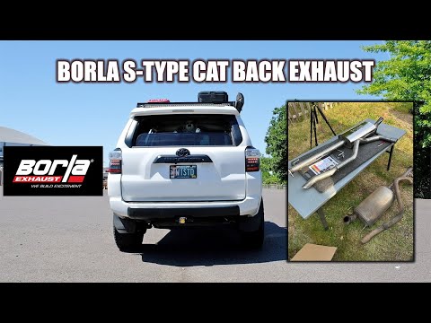 BORLA S-Type Cat Back Exhaust on my 5th Gen Toyota TRD 4Runner