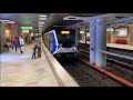 4K Bucharest Metro Trains At Mihai Bravu M1 M3 Piața Unirii Obor M1 Piața Victoriei M2 Stations