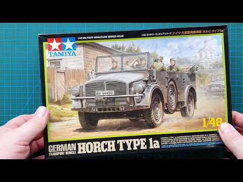 Thumbnail for Tamiya 1/48 Horch Type 1A German Transport Vehicle - Kit Review by Horch