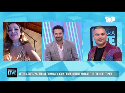 “Përshëndetje Shqipëria”, ylli argjentinas i "Patito Feo" flet live për shqiptarët-Shqipëria Live