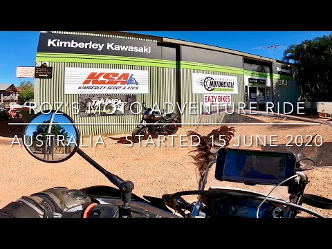 E226 - Roz’s Moto Adventure Ride Australia - WA, Willare, Roebuck, Broome, Kimberley Motorcycle shop