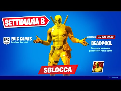 THE CHALLENGES ARE NOT OVER!! NEW DEADPOOL SKIN COMING SOON - Fortnite ITA