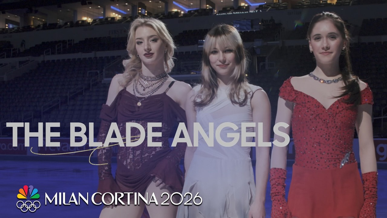 Taylor Swift introduces you to Team USA's 'Blade Angels' Amber, Alysa, and Isabeau | NBC Sports