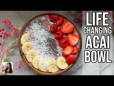 πLIFE CHANGING Acai Bowl Recipe - All the Nutrients You NEED (Acai Powder) | YeSoul Bike