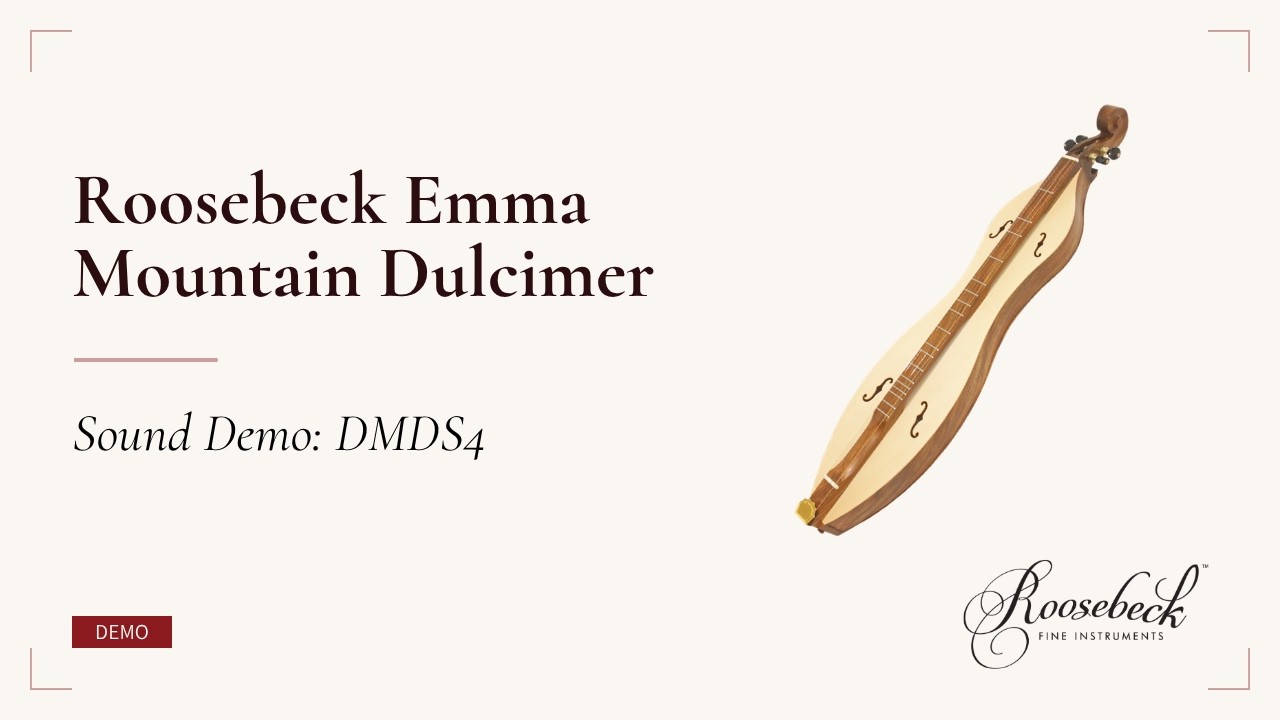 Roosebeck Emma Mountain Dulcimer, 4-String