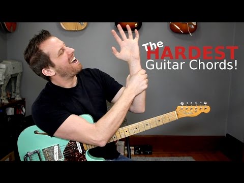 The HARDEST Guitar Chords - Try To Play Them All!