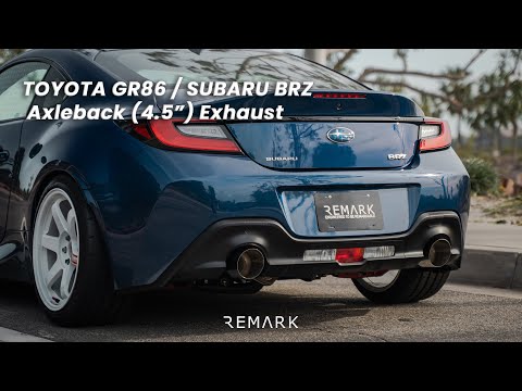 REMARK Toyota GR86 / Subaru BRZ (2022+) Axleback (4.5") Exhaust System
