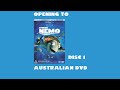 Opening To Finding Nemo Disc 1 Australian DVD
