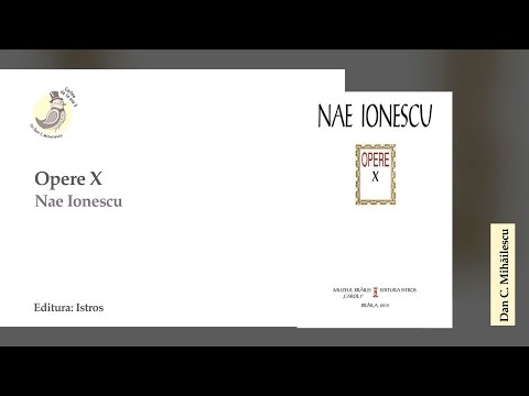 Cartea de la ora 5 - Nae Ionescu, Opere X