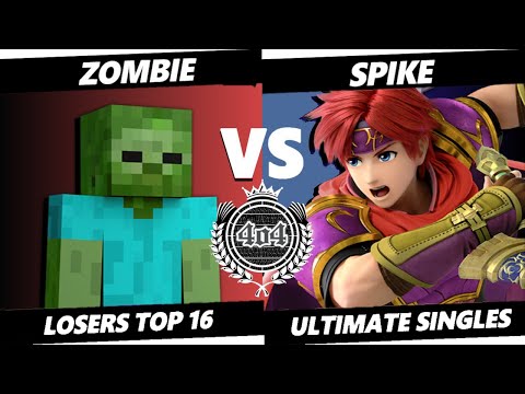4o4 Smash Night 63 - ExS| Zombie (Steve) vs Kuma| Spike (Roy) - Losers Top 16