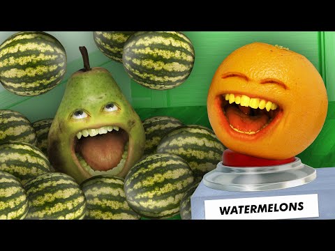 Annoying Orange - Drop Stuff on Pear Challenge!