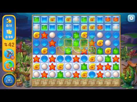 Fishdom level 375 Gameplay (iOS Android)