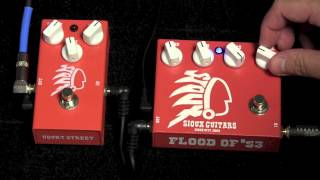Video thumbnail for Sioux Guitars Flood of '53 Flanger Effect Pedal Demo by drowninginguitars