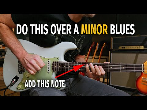 Do This When Playing Over a Minor Blues