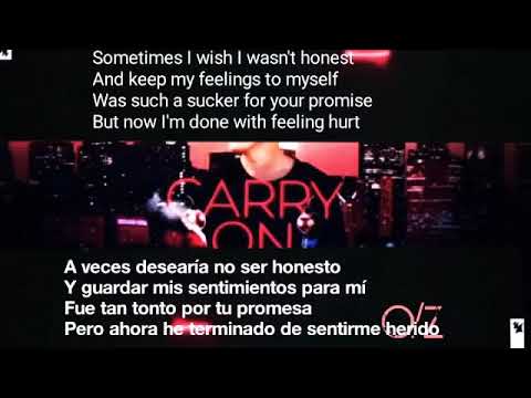 Martin Jensen, MOLOW - Carry On (LYRICS video) Sub.  ESPAÑOL / INGLES