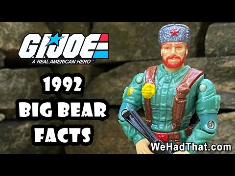 Vintage Hasbro G.I. Joe Oktober Guard Big Bear - Action Figure Review 1992 ARAH