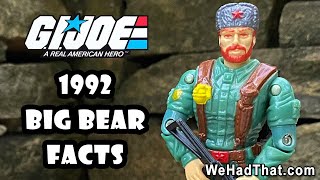Vintage Hasbro G.I. Joe Oktober Guard Big Bear - Action Figure Review 1992 ARAH