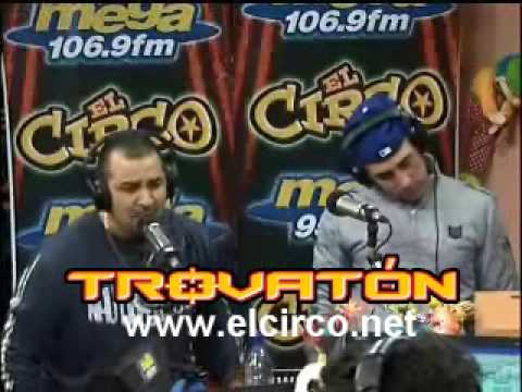 Tiraera en el Trovaton Yomo vs Edgardo Rivera en El Circo de La Mega