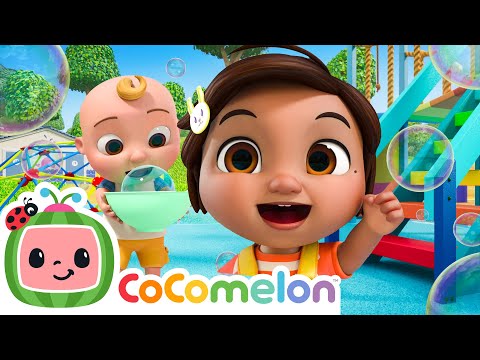 Video Thumbnail: Catch the Bubbles with Nina and JJ! | Cocomelon Nursery Rhymes for Kids