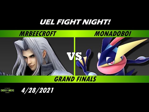 Fight Night! - mrbeecroft (Sephiroth) vs MonadoBoi (Greninja) Grand Finals - Smash Ultimate
