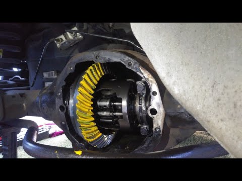 chevy tahoe differential carrier bearing replacement full detail 6.8