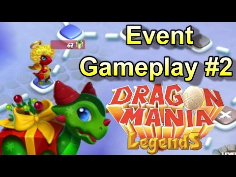 Holiday Cheer Solo Event + Great Dragon Race Gameplay #2 - Dragon Mania Legends