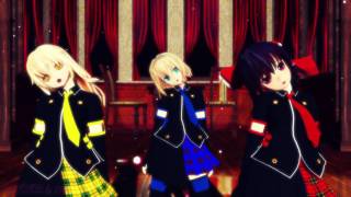 【東方MMD】霊夢と魔理沙とアリスでライアーダンスVer2