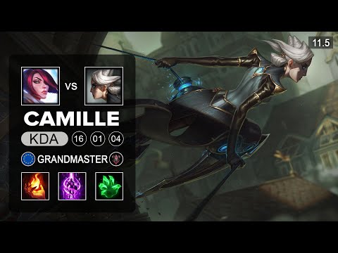 Camille Top vs Fiora - KR Grandmaster Patch 11.5